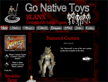 Tablet Screenshot of gonativetoys.com